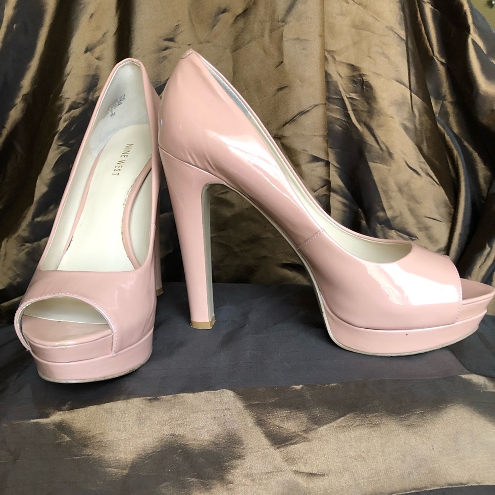 Nine West Nude Open Toe Heel - Picture 4 of 4